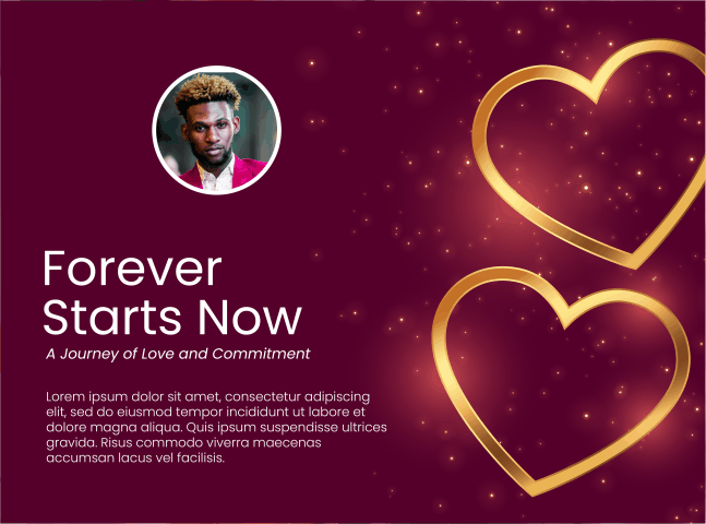 Wish a friend or family member a happy married life with AI generated Gift card Confetti